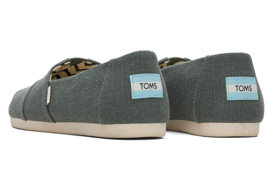 Bonsai Green Women's Toms Alpargata Heritage Canvas Alpargatas Ireland | IE689-012