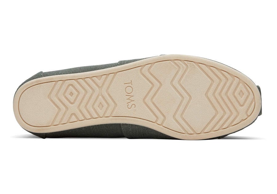 Bonsai Green Women's Toms Alpargata Heritage Canvas Alpargatas Ireland | IE689-012