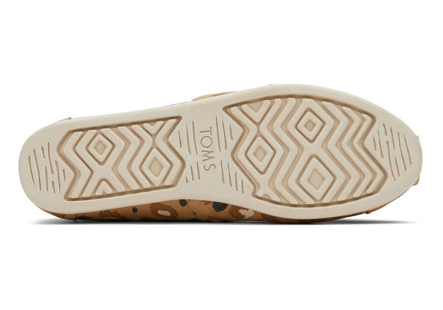 Brown Leopard Women's Toms Alpargata Leopard Alpargatas Ireland | IE987-297