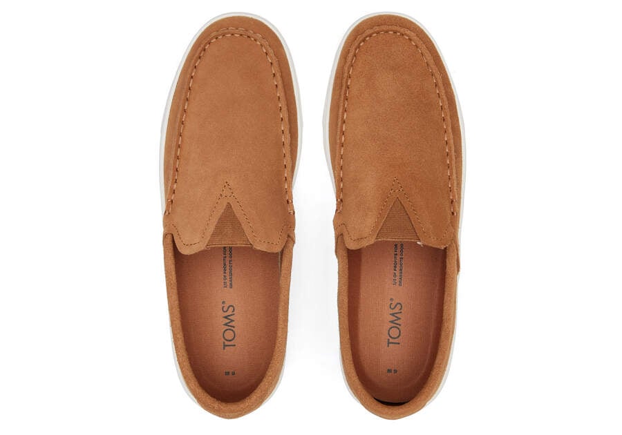 Brown Sugar Men's Toms TRVL LITE Loafer Slip On Ireland | IE261-005