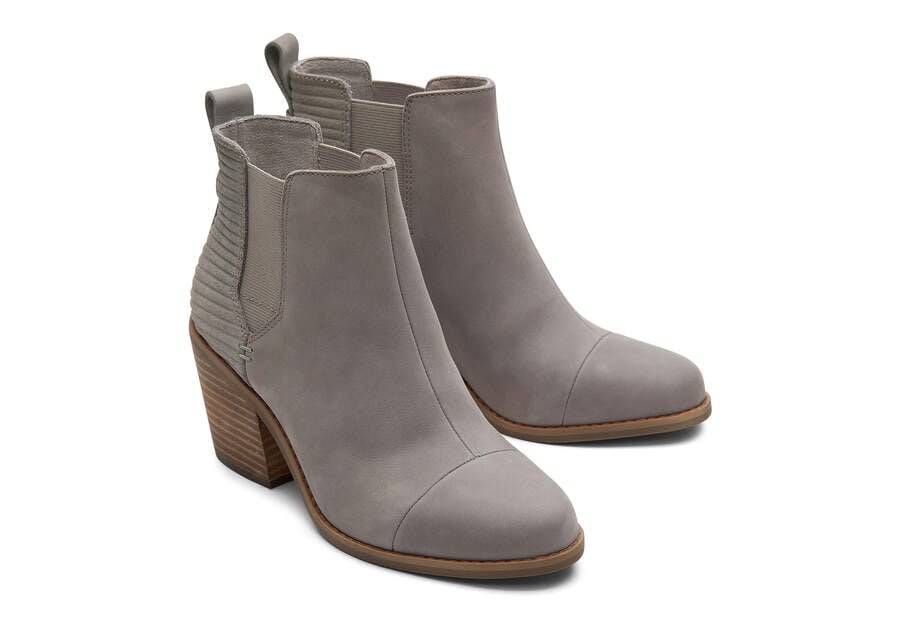 Cement Grey Women's Toms Everly Boot Boots Ireland | IE257-482