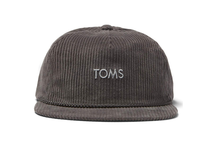 Charcoal Women\'s Toms Corduroy Hat Accessories Ireland | IE476-969