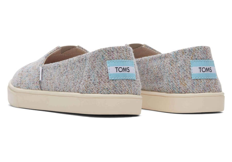 Cloud Grey Metallic Women's Toms Alpargata Cupsole Slip On Slip On Ireland | IE175-249