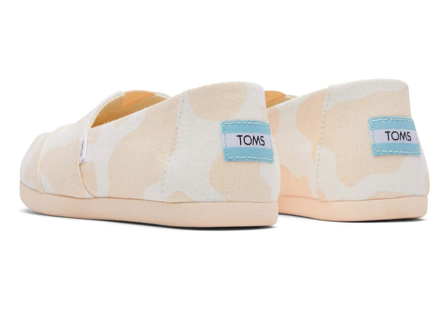 Cow Print Light Peach Women's Toms Alpargata Cow Alpargatas Ireland | IE229-517