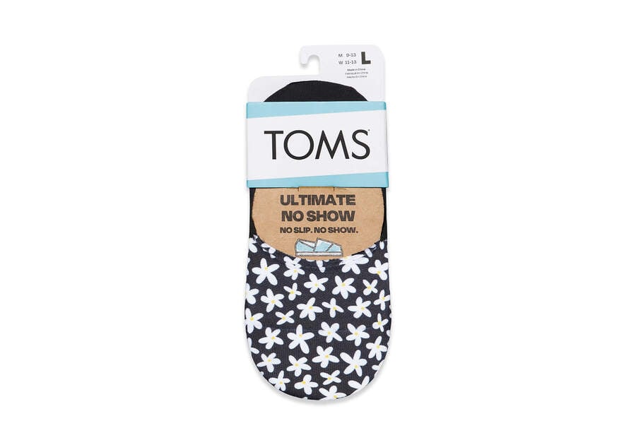 Daisies Women's Toms Ultimate No Show Socks Sun Daisies Socks Ireland | IE513-695