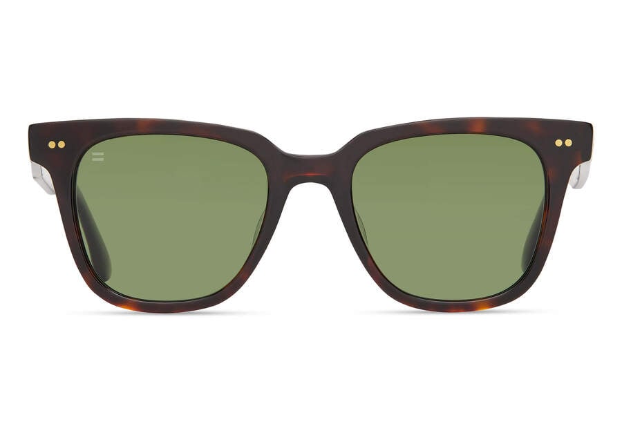 Dark Tortoise Men\'s Toms Memphis 301 Sunglasses Ireland | IE876-775