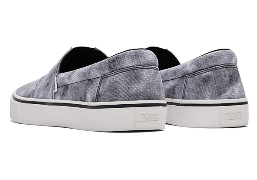 Distressed Washed Canvas Men's Toms Fenix REPREVE® Slip On Ireland | IE697-941