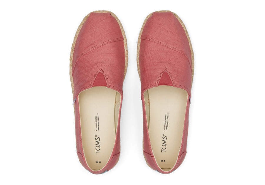 Faded Rose Women's Toms Alpargata Rope Platform Espadrilles Ireland | IE708-819