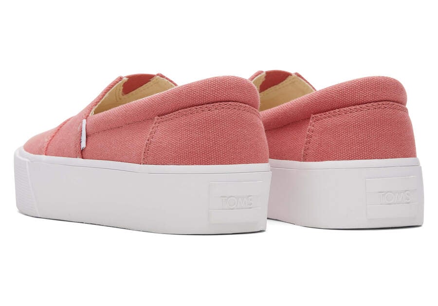 Faded Rose Women's Toms Fenix Platform Slip On Ireland | IE712-475