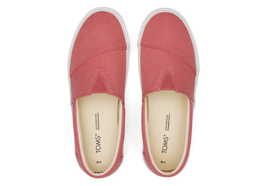 Faded Rose Women's Toms Fenix Platform Slip On Ireland | IE712-475