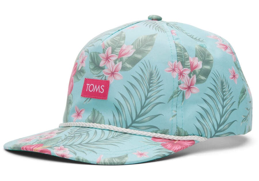 Floral Men's Toms Cotton Canvas Hat Accessories Ireland | IE571-069