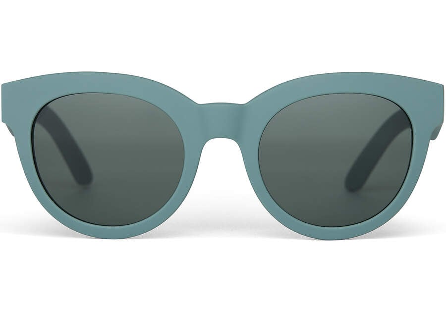 Florentin Matte Sage Steel / Green Grey Women\'s Toms Florentin Sunglasses Ireland | IE282-949