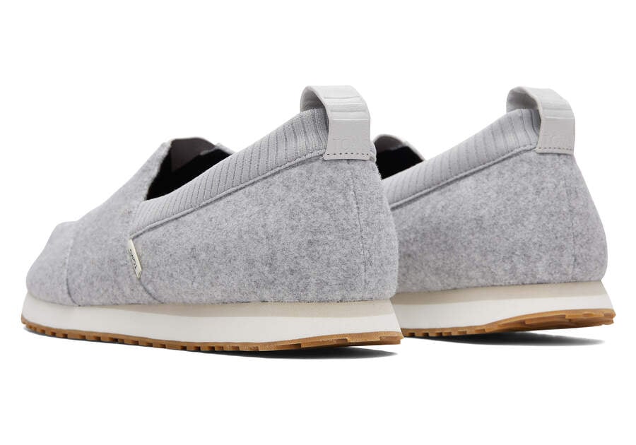 Frost Grey Men's Toms Resident Sneakers Ireland | IE246-173