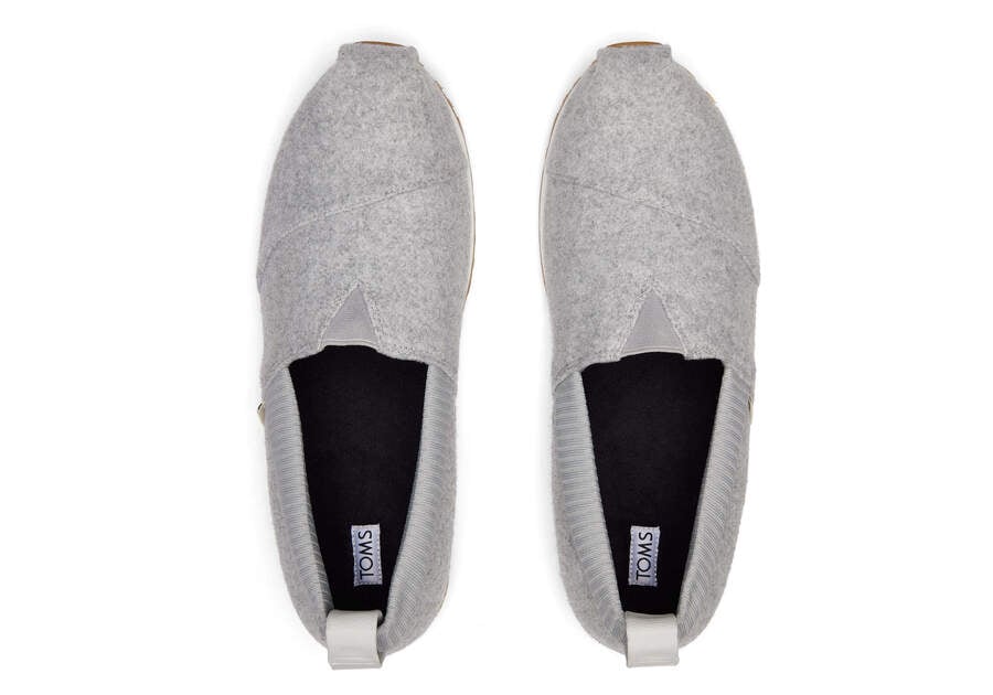 Frost Grey Men's Toms Resident Sneakers Ireland | IE246-173