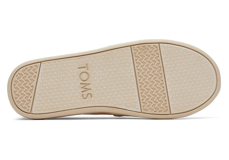 Gold Foil Kids' Toms Youth Alpargata Foil Alpargatas Ireland | IE723-687