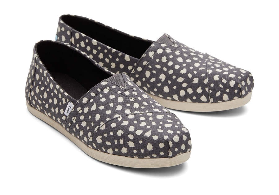 Grey Cheetah Women's Toms Alpargata Cheetah Alpargatas Ireland | IE254-317