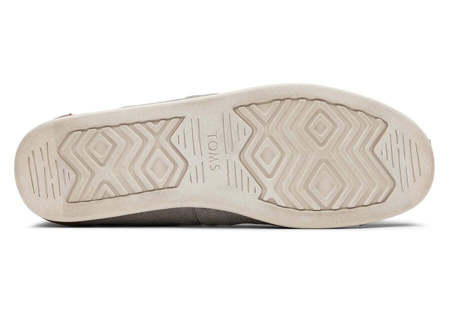 Grey Men's Toms Alpargata Synthetic Trim Alpargatas Ireland | IE719-670