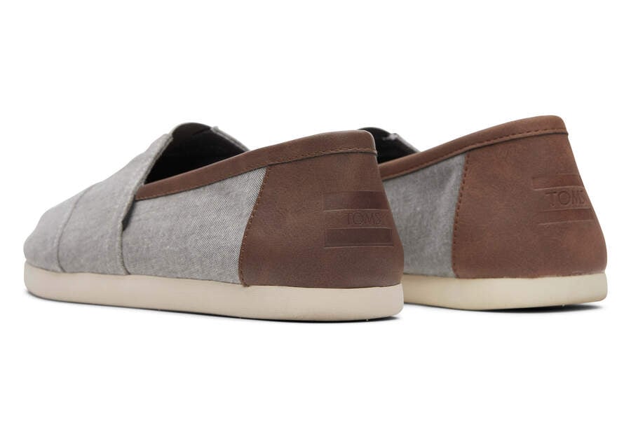 Grey Men's Toms Alpargata Synthetic Trim Alpargatas Ireland | IE719-670