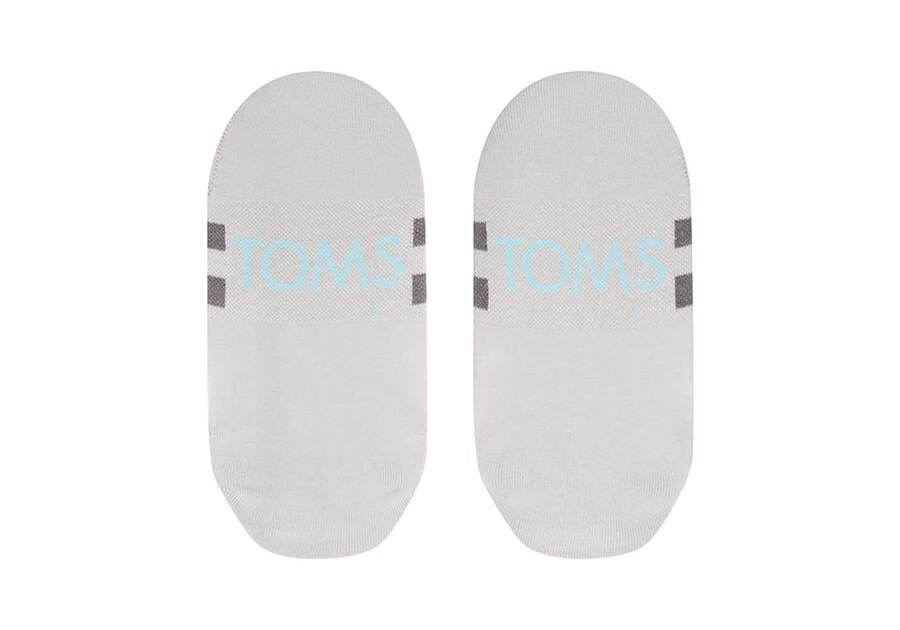 Grey Women's Toms Ultimate No Show Socks Grey Socks Ireland | IE710-920