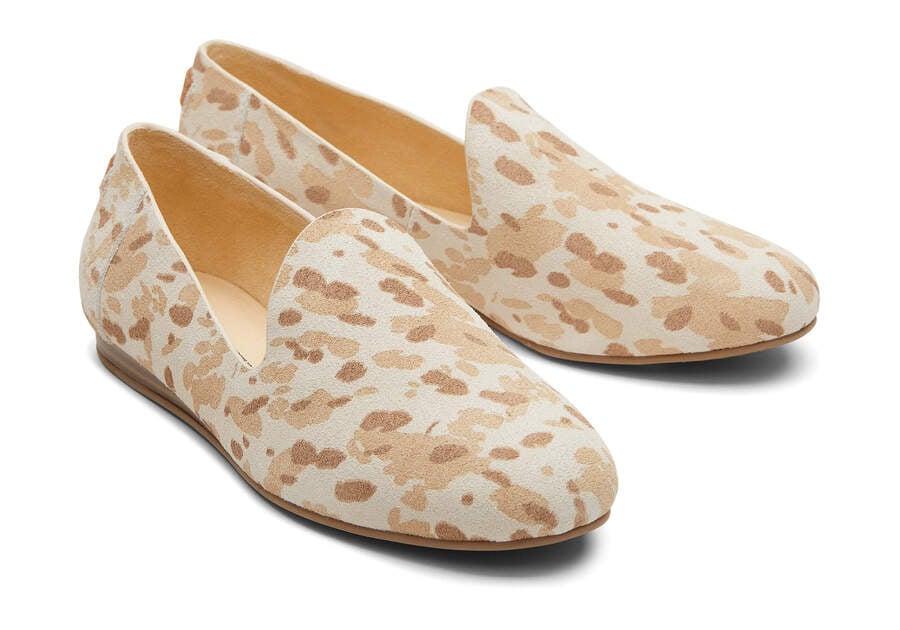 Honey Beige Women's Toms Darcy Flat Flat Shoes Ireland | IE920-785