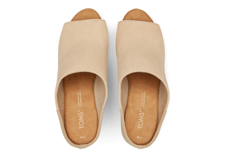 Honey Beige Women's Toms Florence Sandal Sandals Ireland | IE615-912