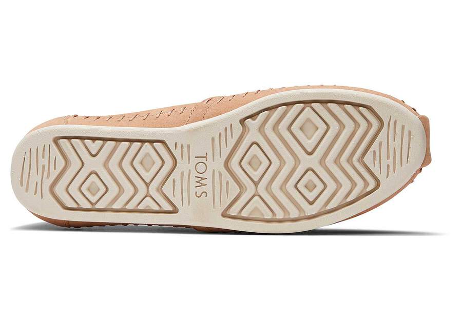 Honey Women's Toms Alpargata Leather Alpargatas Ireland | IE201-794