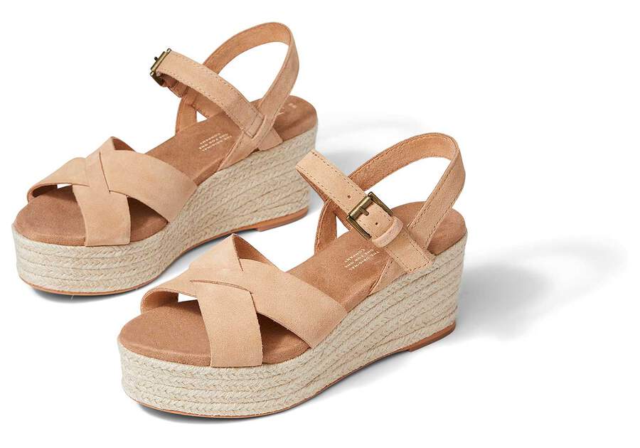 Honey Women's Toms Willow Platform Sandal Sandals Ireland | IE557-499