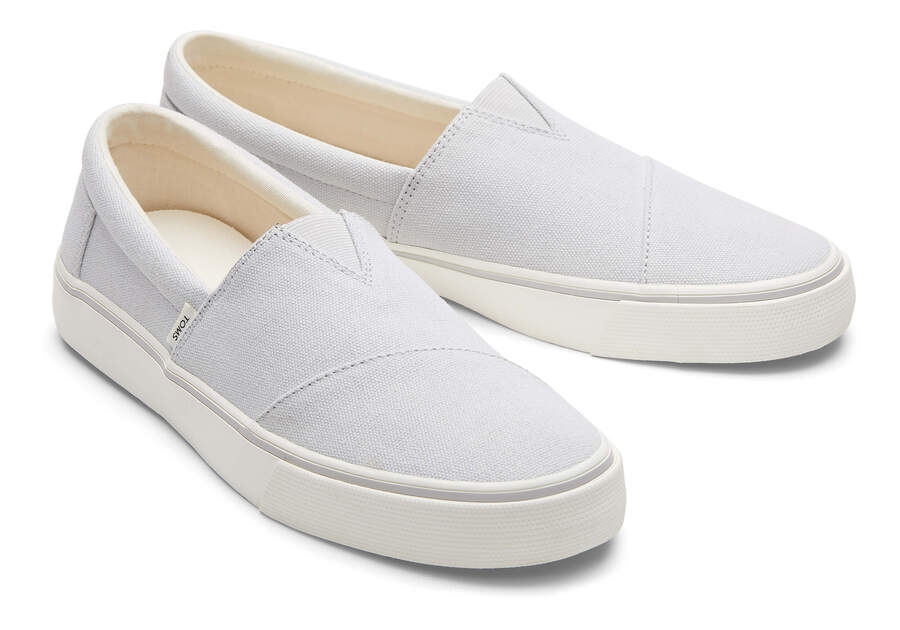 Lunar Grey Men's Toms Fenix Slip On Ireland | IE636-562