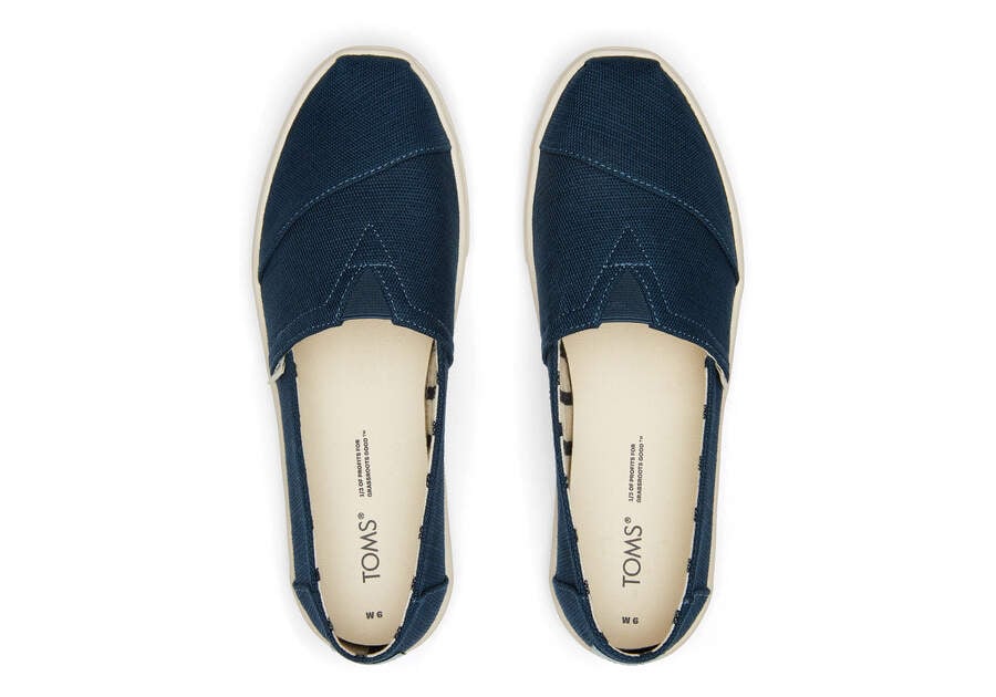 Majolica Blue Women's Toms Alpargata Cupsole Slip On Slip On Ireland | IE893-169