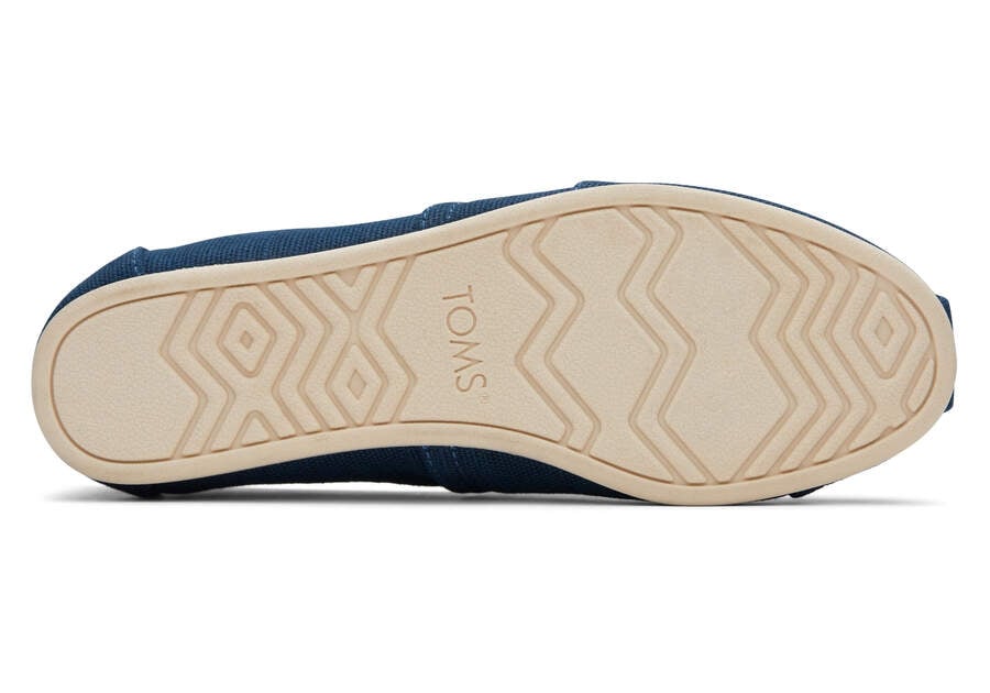 Majolica Blue Women's Toms Alpargata Heritage Canvas Alpargatas Ireland | IE266-343