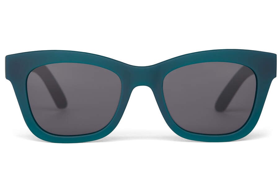 Matte Deep Forest- Dark Grey Women\'s Toms Paloma Sunglasses Ireland | IE591-389