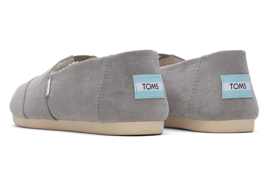 Microfiber Grey Women's Toms Alpargata REPREVE® Alpargatas Ireland | IE327-234