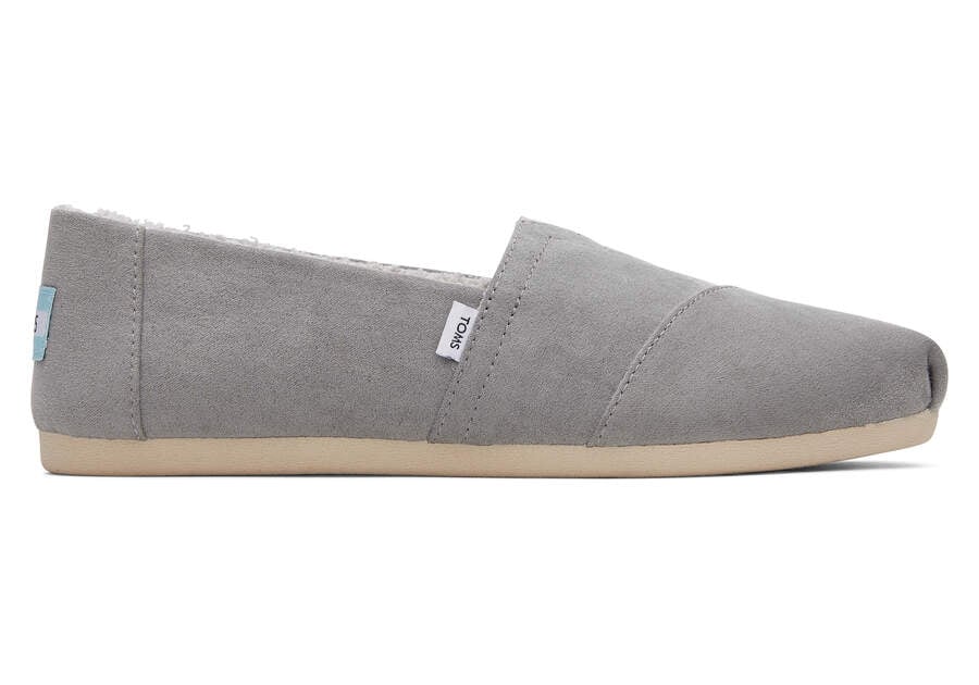 Microfiber Grey Women\'s Toms Alpargata REPREVE® Alpargatas Ireland | IE327-234