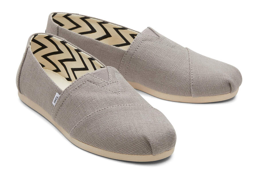 Morning Dove Wide Women's Toms Alpargata Heritage Canvas Wide Width Alpargatas Ireland | IE819-612