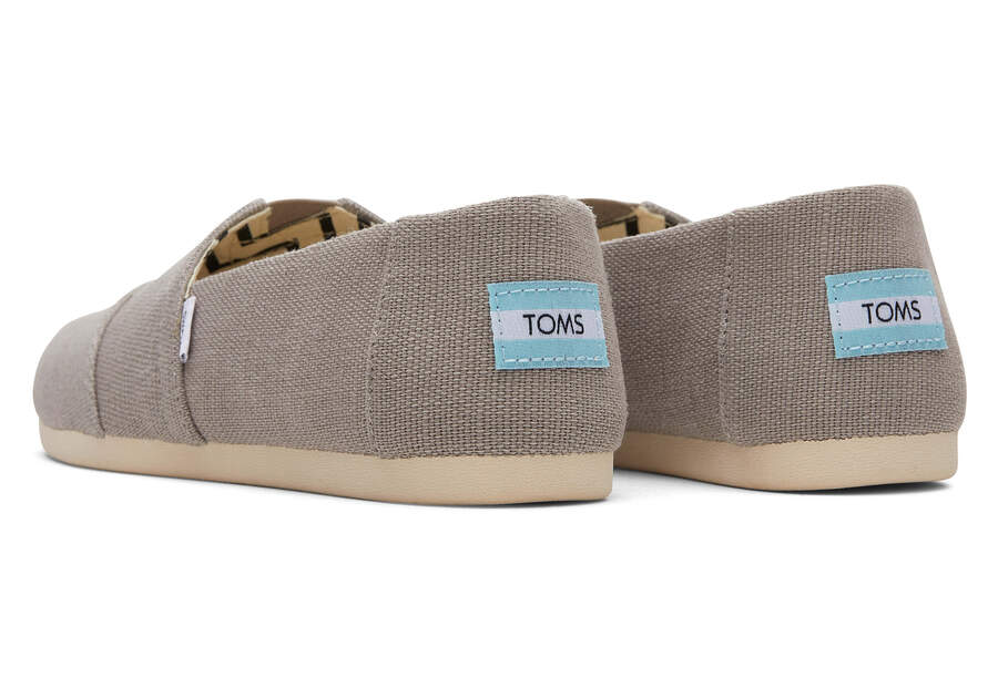 Morning Dove Wide Women's Toms Alpargata Heritage Canvas Wide Width Alpargatas Ireland | IE819-612