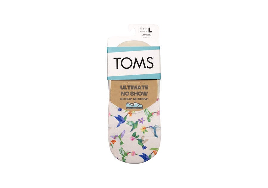 Multi Women's Toms Ultimate No Show Socks Hummingbird 3 Pack Socks Ireland | IE062-869