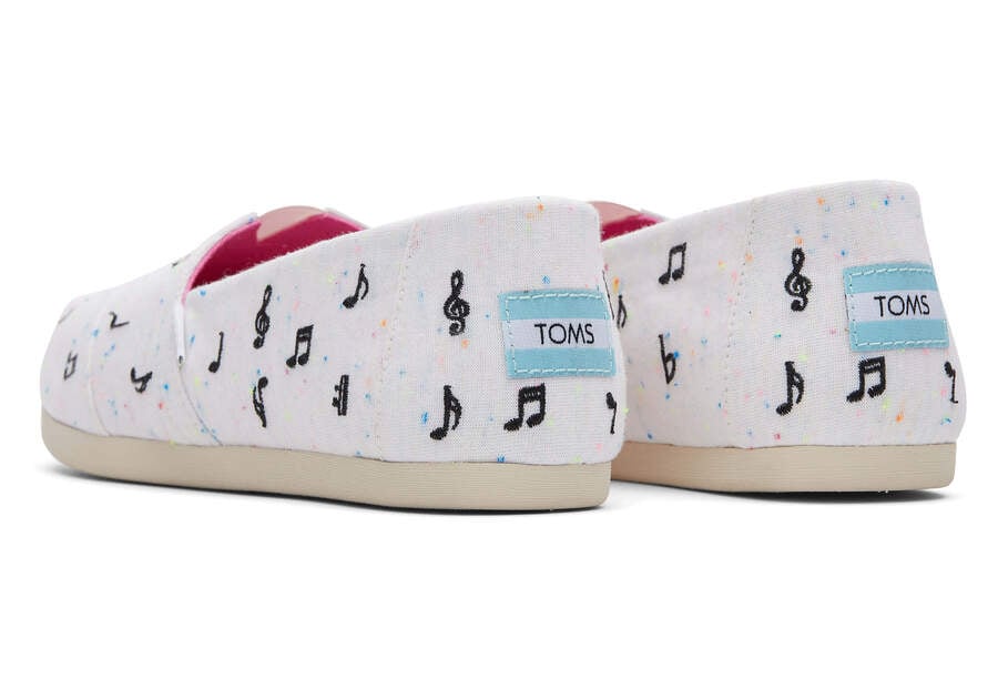 Natural Music Notes Women's Toms Alpargata Music Notes Alpargatas Ireland | IE750-972