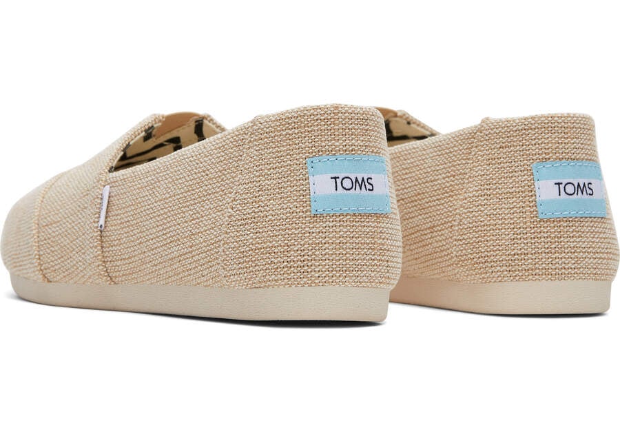 Natural Undyed Women's Toms Alpargata Heritage Canvas Alpargatas Ireland | IE787-191