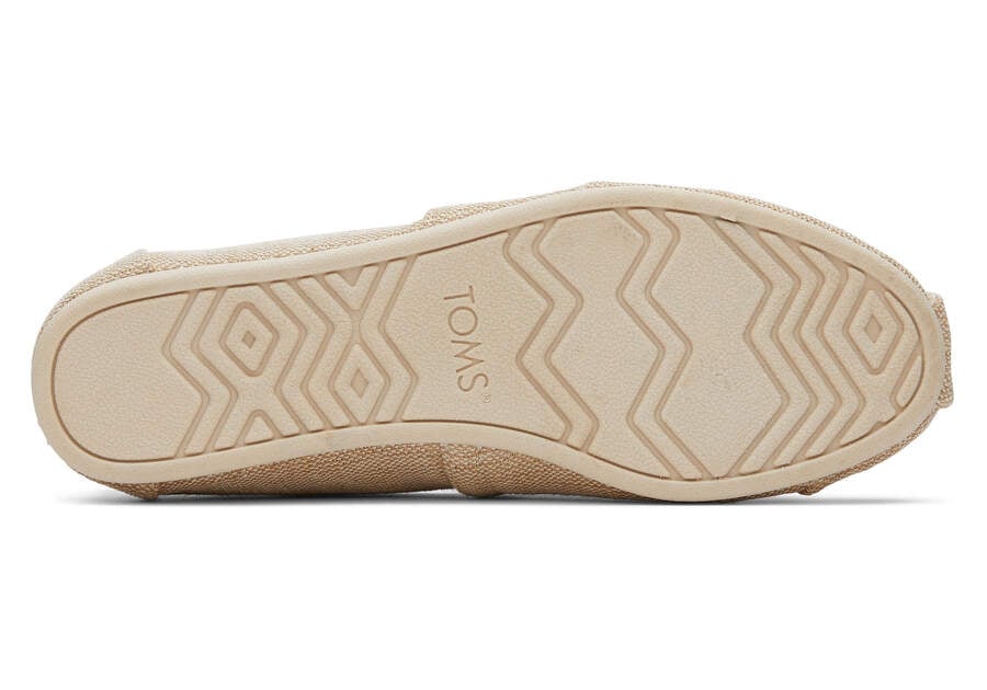 Natural Wide Women's Toms Alpargata Heritage Canvas Wide Width Alpargatas Ireland | IE315-606