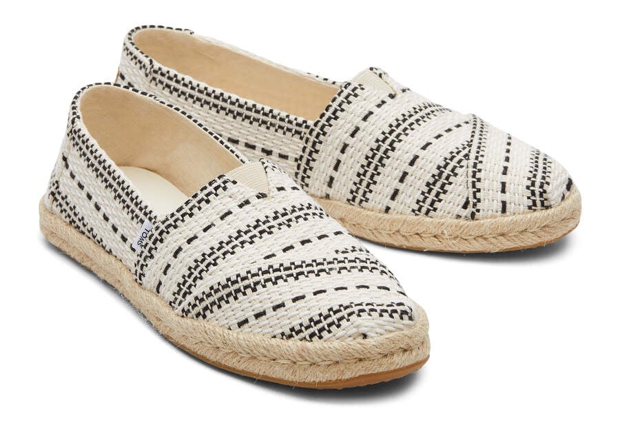 Natural Women's Toms Alpargata Chunky Global Woven Rope Espadrille Espadrilles Ireland | IE811-495