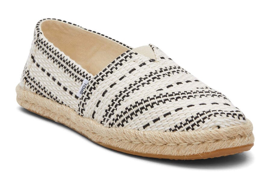 Natural Women's Toms Alpargata Chunky Global Woven Rope Espadrille Espadrilles Ireland | IE811-495