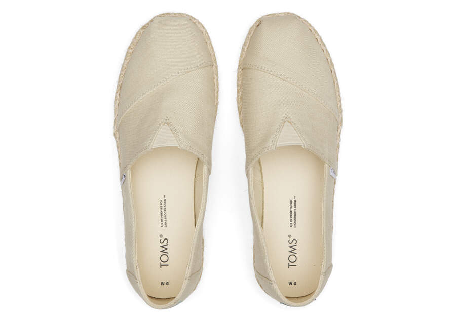 Natural Women's Toms Alpargata Rope Platform Espadrilles Ireland | IE686-982