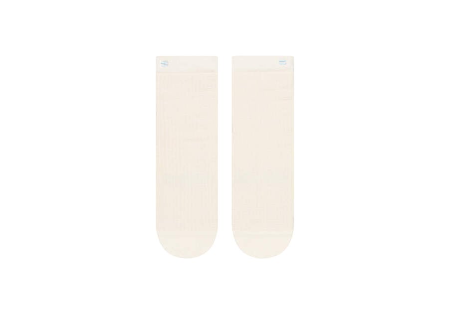 Natural Women's Toms Quarter Crew Socks Socks Ireland | IE437-602