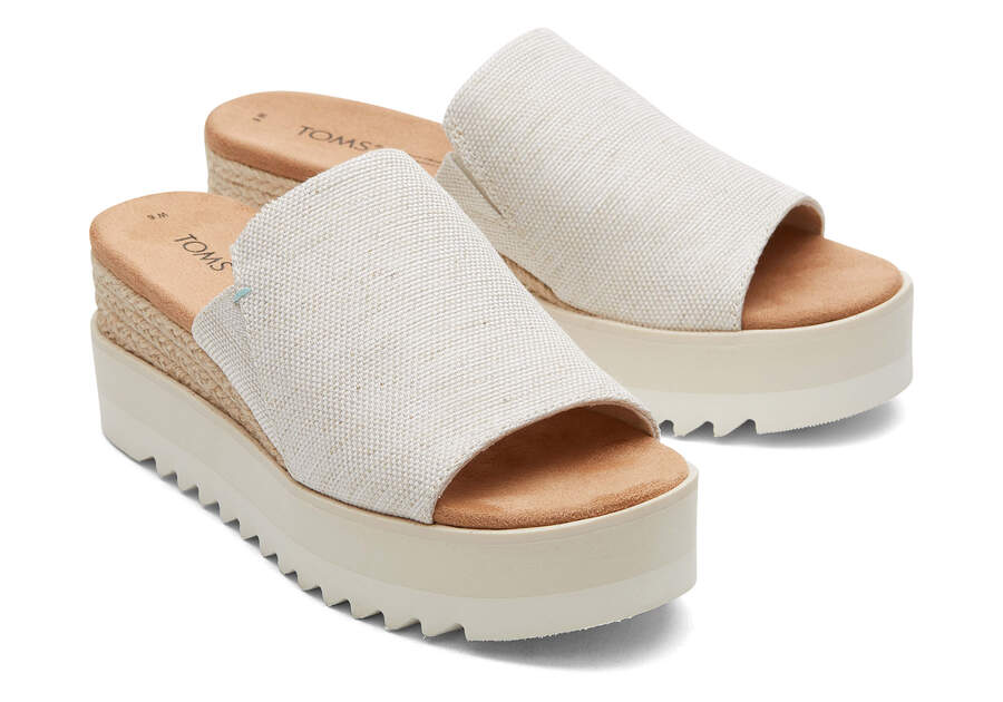 Natural Yarn Dye Women's Toms Diana Mule Sandal Sandals Ireland | IE403-486