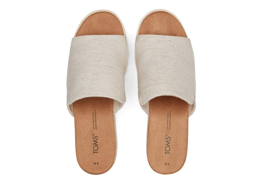 Natural Yarn Dye Women's Toms Diana Mule Sandal Sandals Ireland | IE403-486