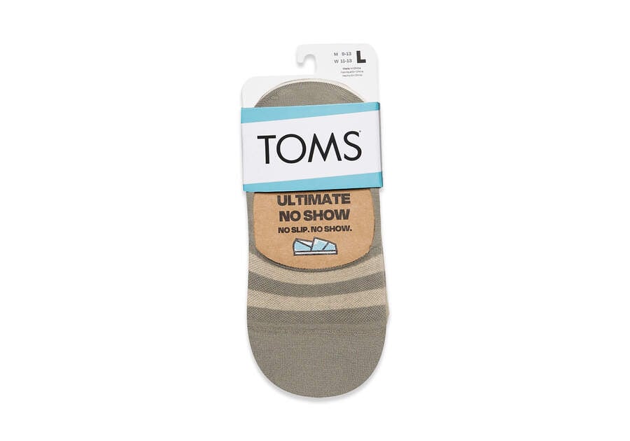 Nautral Multi Men's Toms Ultimate No Show Socks Mixed Neutral 3 Pack Socks Ireland | IE986-403