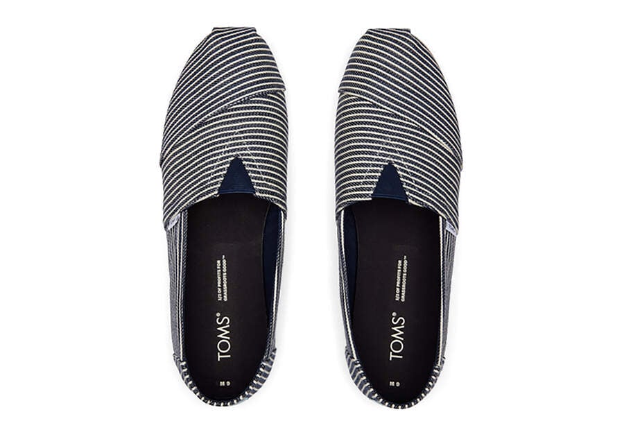 Navy Men's Toms Alpargata Alpargatas Ireland | IE050-671