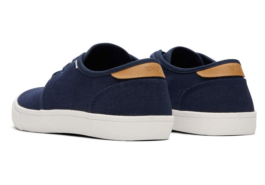 Navy Men's Toms Carlo Sneaker Sneakers Ireland | IE552-826