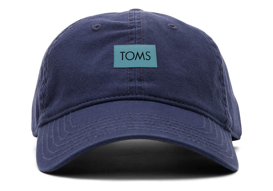 Navy Men\'s Toms Logo Dad Hat Accessories Ireland | IE332-445