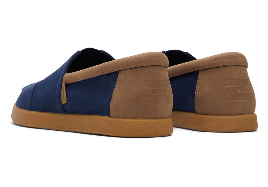 Navy Nubuck Men's Toms Alp Fwd Alpargatas Ireland | IE365-800